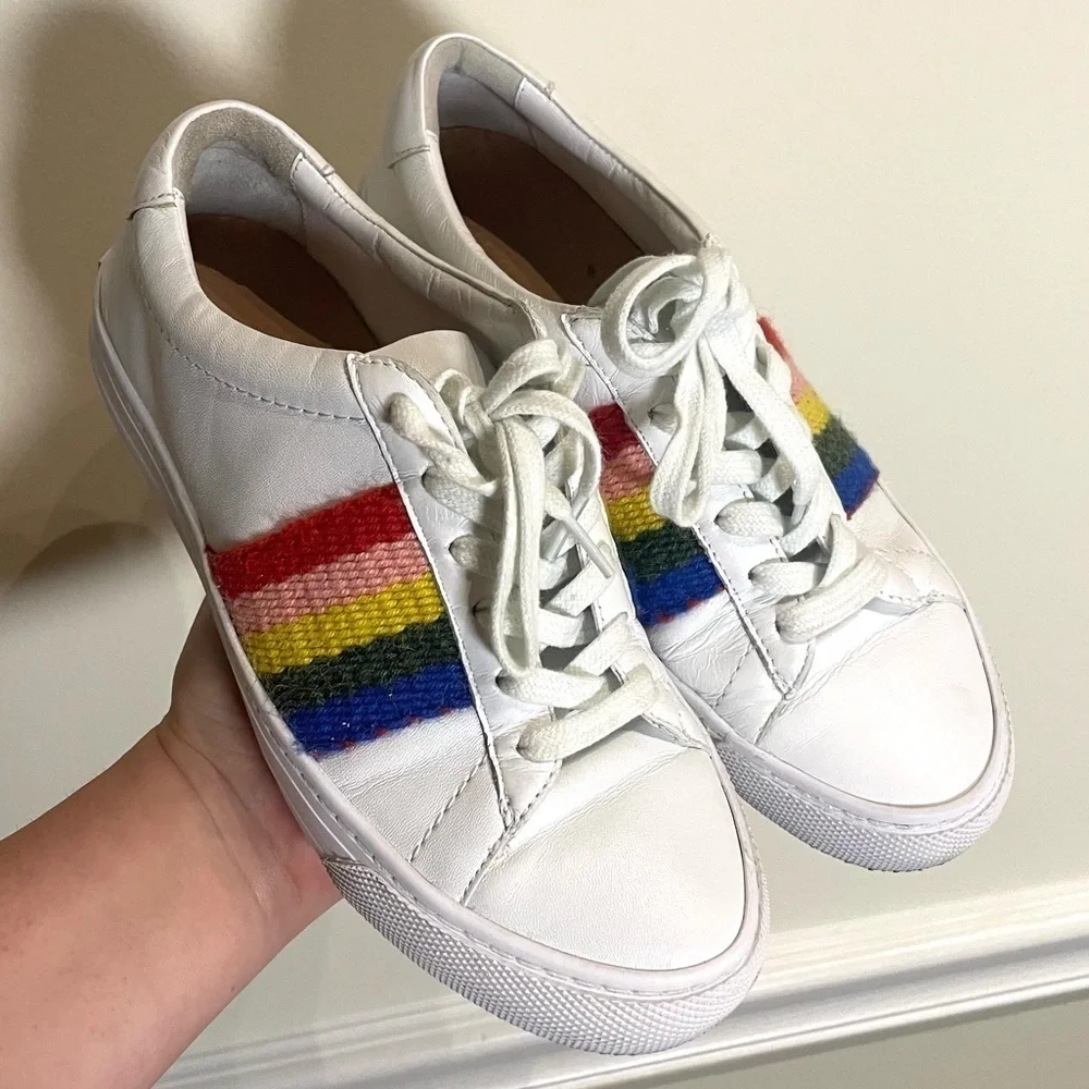 Loeffler Randall Rainbow Logan Sneakers size 6
